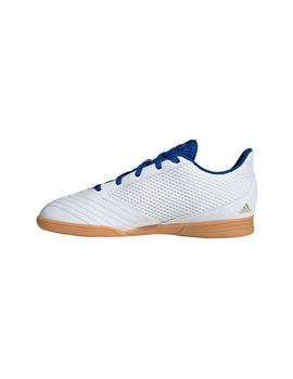 Zapatilla Junior Sala adidas Predator 19,4 Blanco