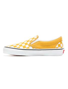 Zapatilla Mujer Vans Classic Slip On Mostaza