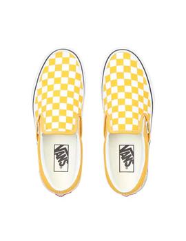 Zapatilla Mujer Vans Classic Slip On Mostaza