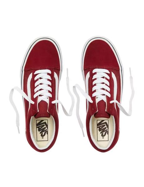 vans plataforma granate