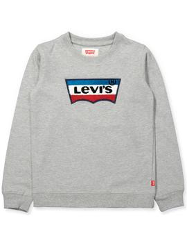 Sudadera Niño Levis Cuello Caja Gris