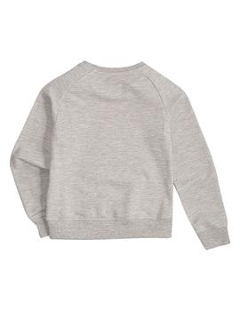 Sudadera Niña Levis Logo Gris