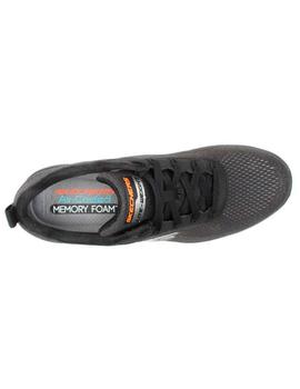 Zapatilla Hombre Skechers flex advantage 3.0 Negra