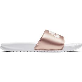 Chancla Nike Benassi Blanca Beige