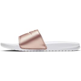 Chancla Mujer Nike Benassi Blanca Beige