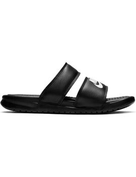 Chancla Mujer Nike Benassi Duo Ultra Negro Tiras