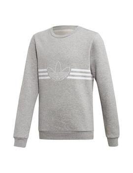 Sudadera Niña adidas original Gris