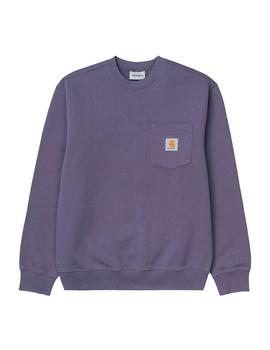 Sudadera Chico Carhartt WIP Pocket Sweat Lila