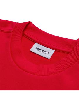 Sudadera Chico Carhartt WIP Ninety Sweat Roja