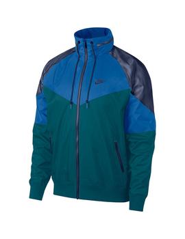 Cortavientos Hombre Nike Wr Jacket Azul Verde