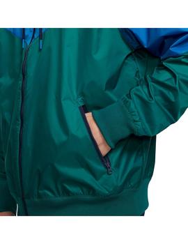 Cortavientos Hombre Nike Wr Jacket Azul Verde