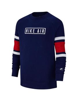 Sudadera Niño Nike Air Crew Marino