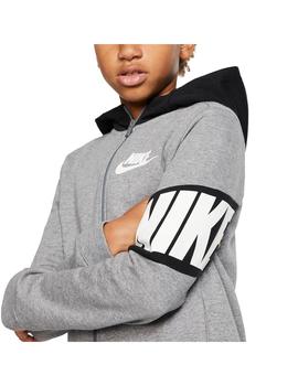 Sudadera Niño Nike Amplify Gris