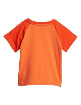 Conjunto Niño adidas Logo Sum Naranja