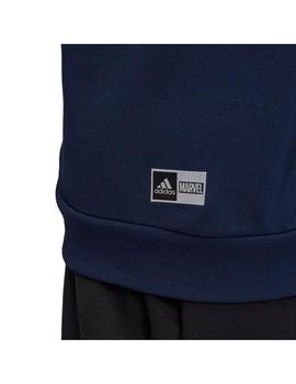 Sudadera Niño adidas DY SM Crew Marino