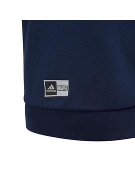 Sudadera Niño adidas DY SM Crew Marino