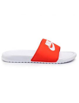 Chanclas nike hombre rojas hotsell