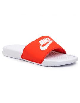 Chancla Hombre Nike Benassi Roja