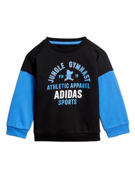 Chandal Niño adidas Graph Negro/Azul