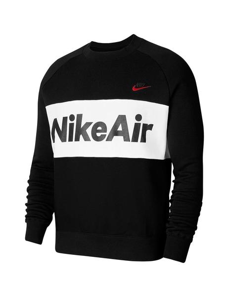Sudadera Hombre Nike Air Sportswear Negra Blanca