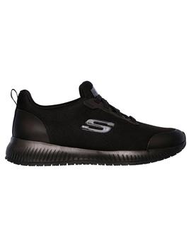 Zapatilla Mujer Skechers Squad SR WorkNegro