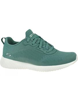 Zapatilla Mujer Skechers Bobs Squad Verde