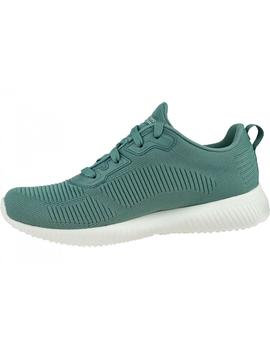 Zapatilla Mujer Skechers Bobs Squad Verde