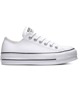 Zapatilla Mujer Converse Platafor. Piel Baja