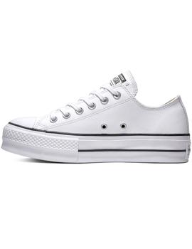 Zapatilla Mujer Converse Platafor. Piel Baja