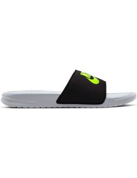 menú Robusto bádminton Chancla Hombre Nike Benassi Gris