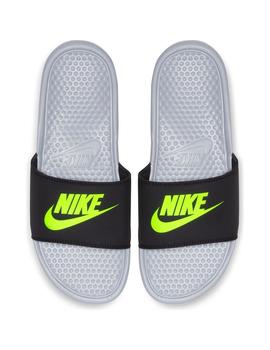 Chancla Hombre Nike Benassi Gris