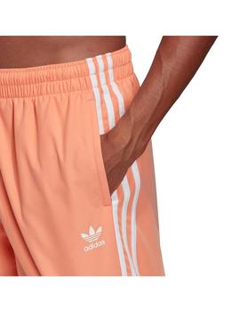 Audaz Factibilidad mar Mediterráneo Bañador Hombre adidas Originals 3 Stripe Naranja