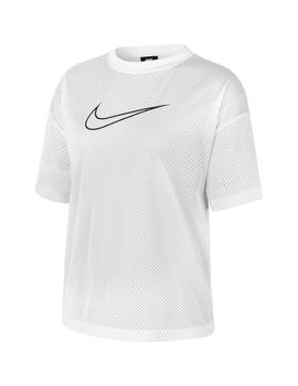 Camiseta Mujer Nike Sportswear Mesh Top Blanca