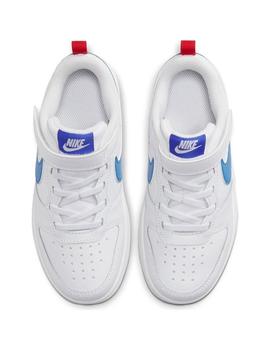 Zapatilla Niño Nike Court Borough Blanca