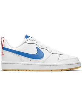 Zapatilla Niño Nike Court Borough Blanca