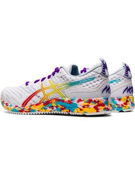 Zapatilla Mujer Asics Noosa Blanca Multicolor