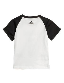 Conjunto Niño adidas Sport Blanco Negro