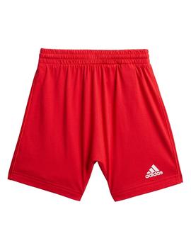 Conjunto Niño adidas Logo Gris Rojo