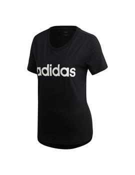 Camiseta Chica adidas Lin Negra