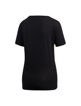 Camiseta Chica adidas Lin Negra