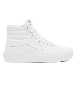 tierra principal Eliminar Con qué frecuencia Zapatilla Mujer Vans Sk8-Hi Plataforma Blanca