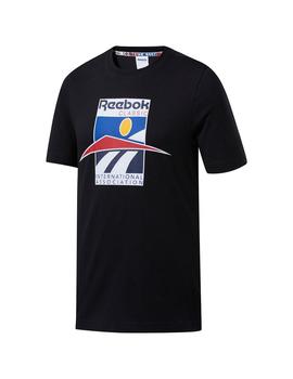 Camiseta Hombre Reebok Classics Sport Negro