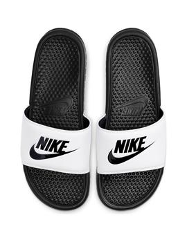 Chancla Hombre Nike Benassi Blanca