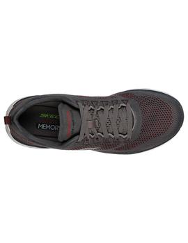 Zapatilla Hombre Skechers Ultra Groov Gris Roja