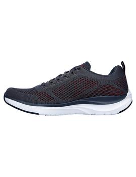 Zapatilla Hombre Skechers Ultra Groov Gris Roja