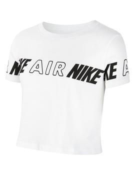 Camiseta Niña Nike Air Taping Blanca