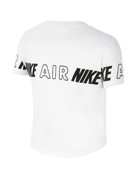 Camiseta Niña Nike Air Taping Blanca