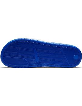 Chancla Hombre Nike Benassi Azul Roja