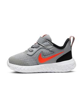 Zapatilla Niño Nike Revolution Tdv Gris