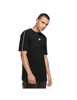 Camiseta Hombre Nike Repeat Negra